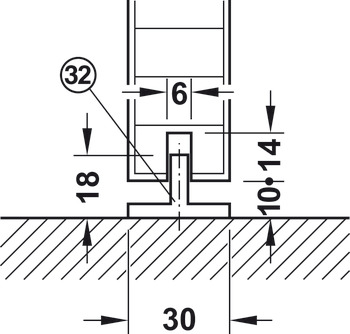 Sistem de uşi glisante, Slido Classic 60-P, set