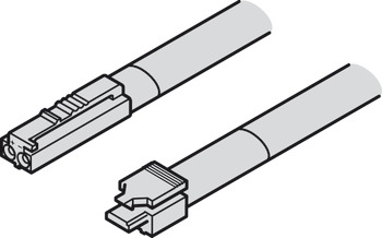 Cablu de conectare modular Häfele Loox5, pentru alimentarea spoturilor sau lămpilor flexibile LED